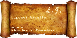 Lipcsei Gizella névjegykártya